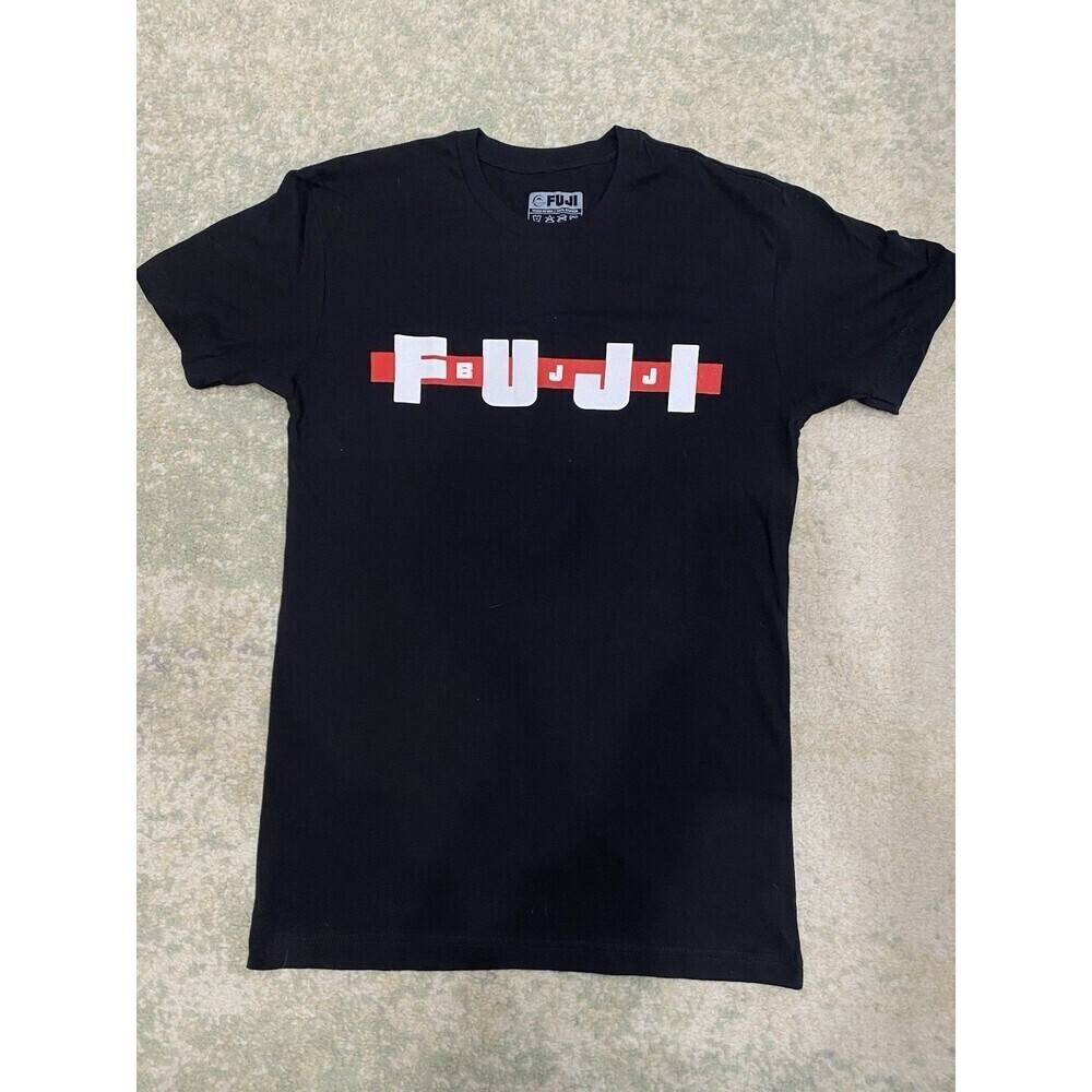 Fuji Sports Size XS - Jiu-Jitsu T-Shirt T Tee Shirt - Black Red White